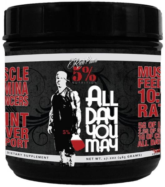 Rich Piana 5% Nutrition ALL DAY YOU MAY