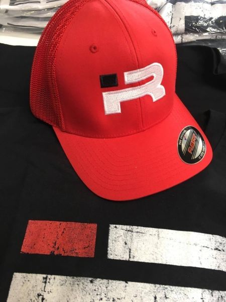 Iron Rebel IR Logo Flexfit Cap - Red