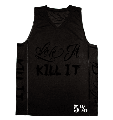Love It Kill It 5% Basketball Jersey