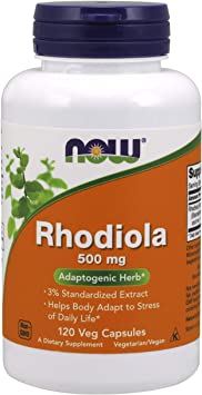 Now Foods Rhodiola, &0 Kapelen MHD 10/21