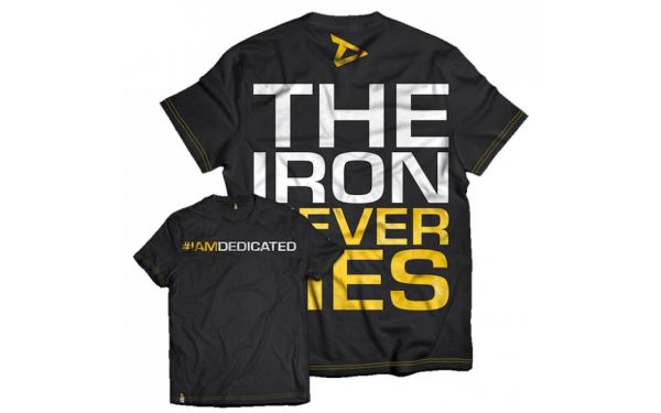 Dedicated Nutrition The Iron Never Lies T-Shirt