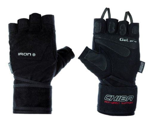Chiba Gel Comfort Kurzfinger-Handschuhe - schwarz