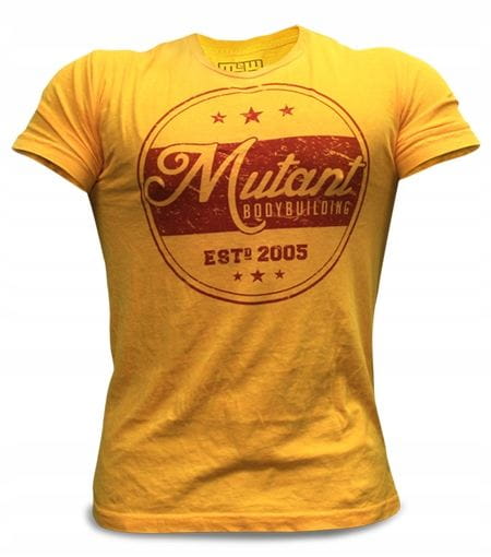 Mutant T-Shirt – Vintage Bodybuilding (Yellow)