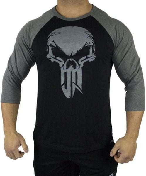 Iron Rebel Prep Mode Raglan Black T-Shirt