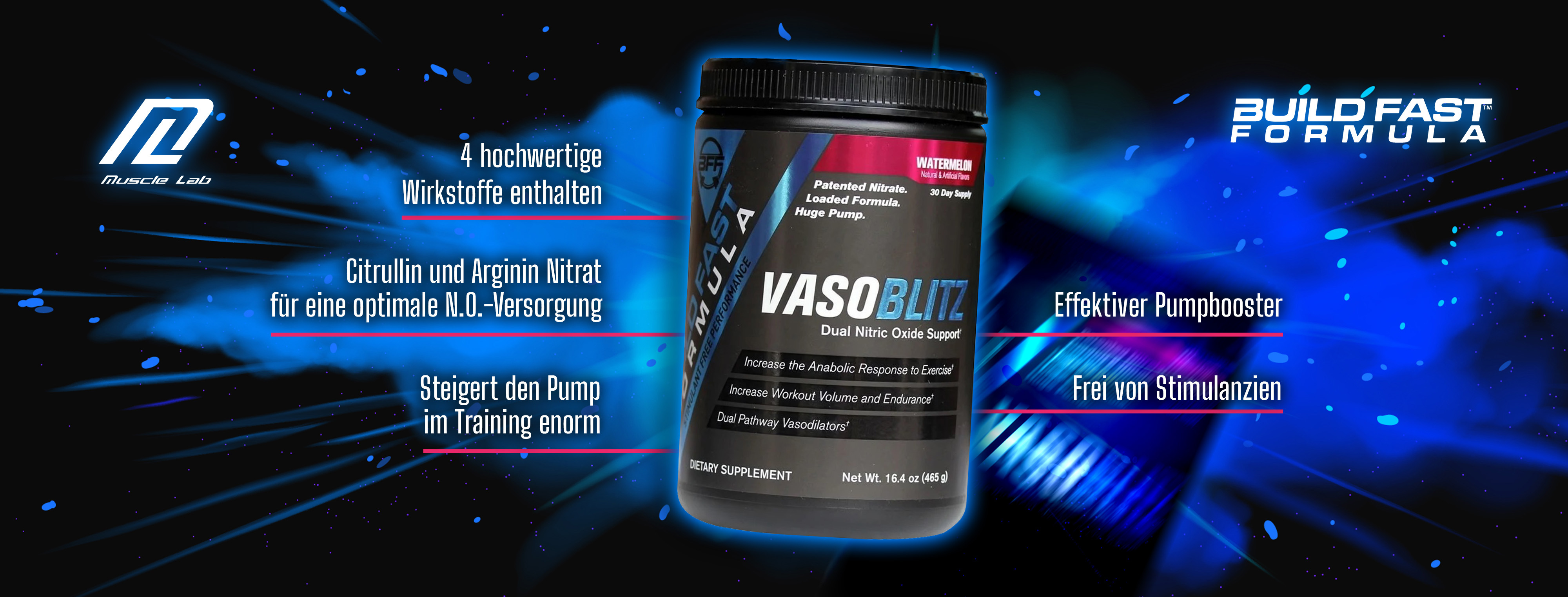 Build Fast Formula Vaso BLITZ