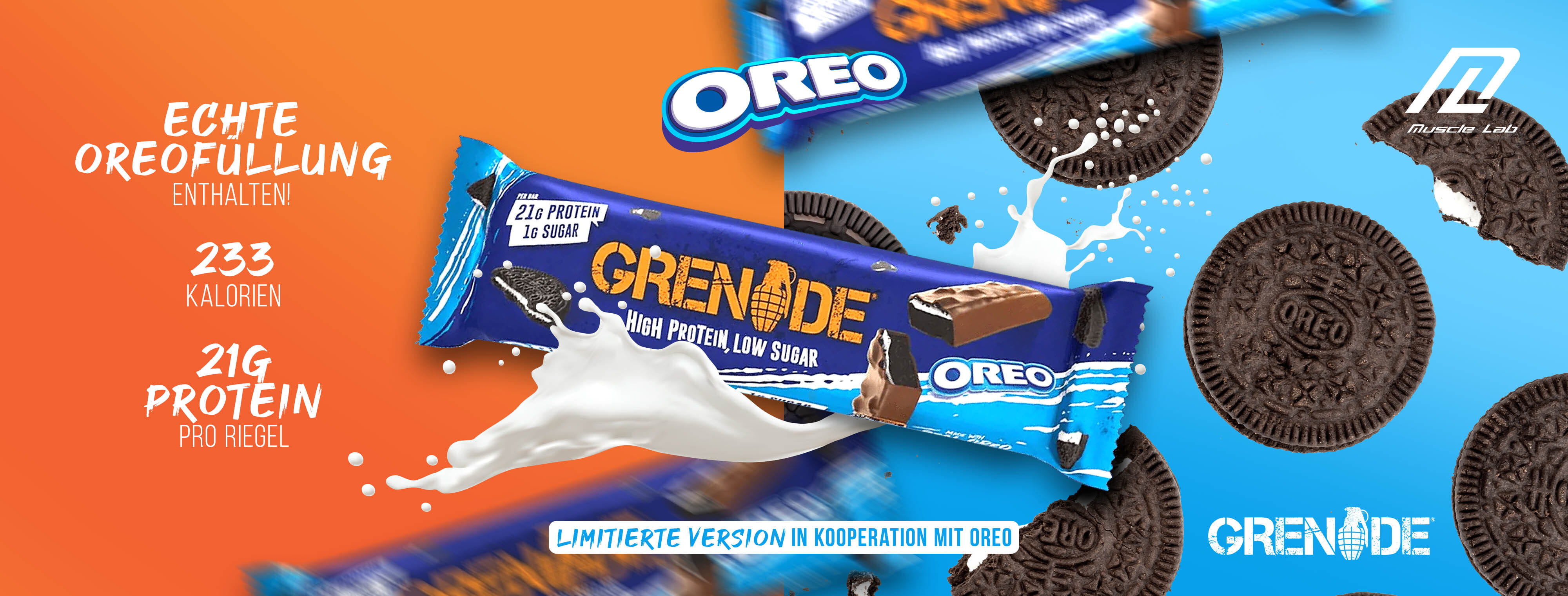 Grenade Oreo Bar