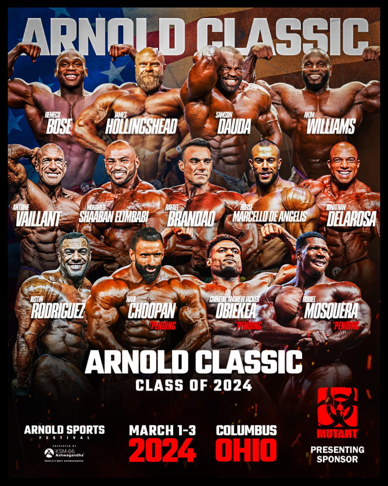 Arnold Classic 2024 Ergebnisse & Resultate
